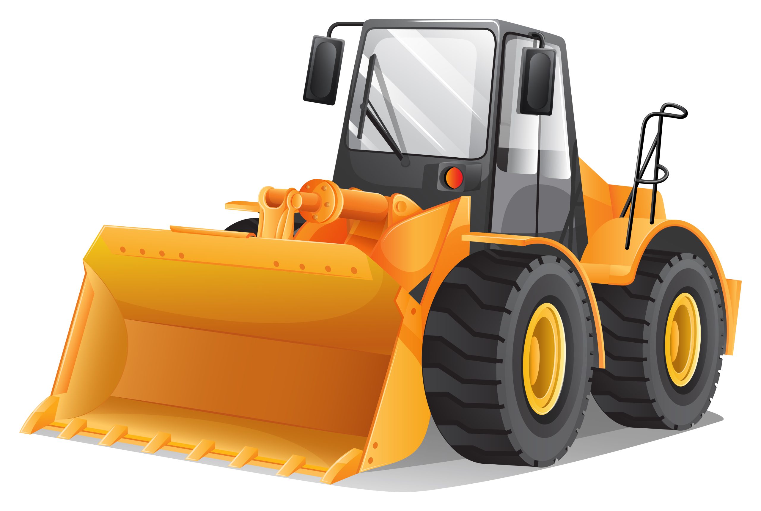 Illustration of the bulldozer